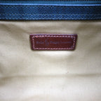 Polo Ralph Lauren ブラックウォッチ ショルダーバッグ グリーン PVC レザー チェック