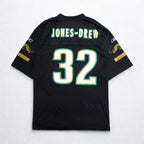 Reebok ゲームシャツ NFL PLAYERS フットボール ユニフォーム M ブラック メッシュ ナンバリング