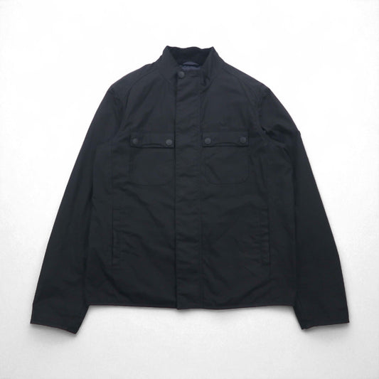 BARBOUR インターナショナル INTERNATIONAL LOCK WAX JACKET オイルド モーターサイクルジャケット M ブラック ダブルジップ MWX1176BK71
