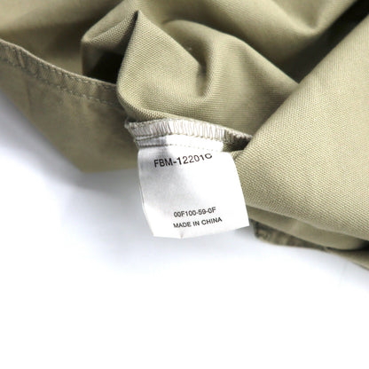 FUBU 00年代 ユーティリティ ワークシャツ M ベージュ コットン ビッグサイズ 未使用品