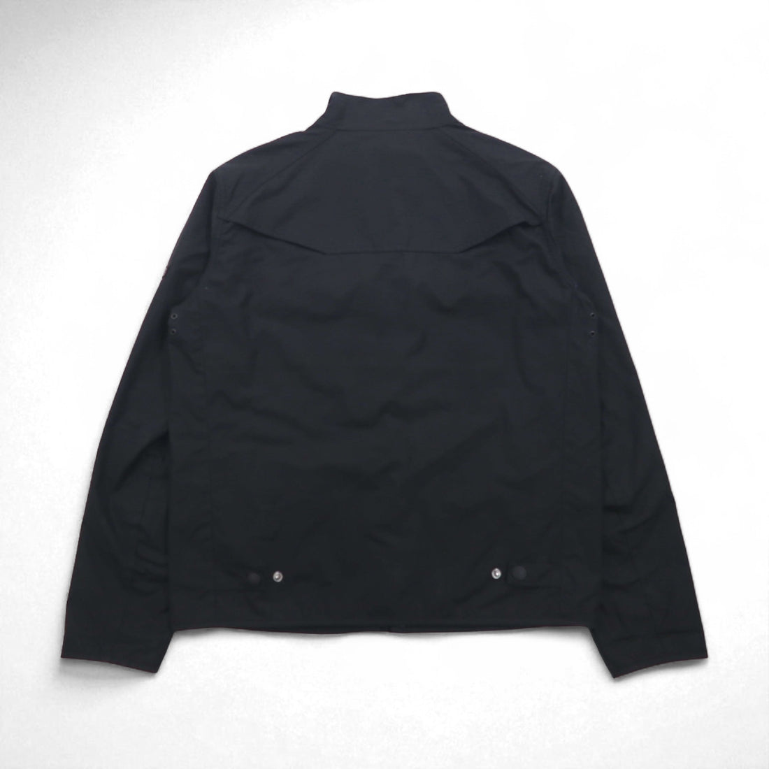 BARBOUR インターナショナル INTERNATIONAL LOCK WAX JACKET オイルド モーターサイクルジャケット M ブラック ダブルジップ MWX1176BK71