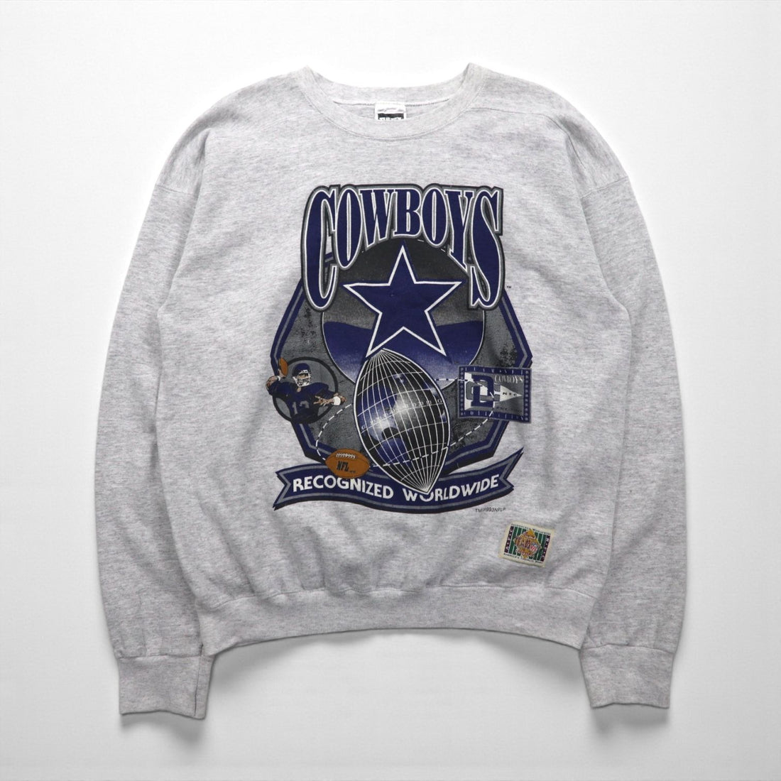 TULTEX 90s USA Vintage Sweatshirt M Gray Cotton Made in