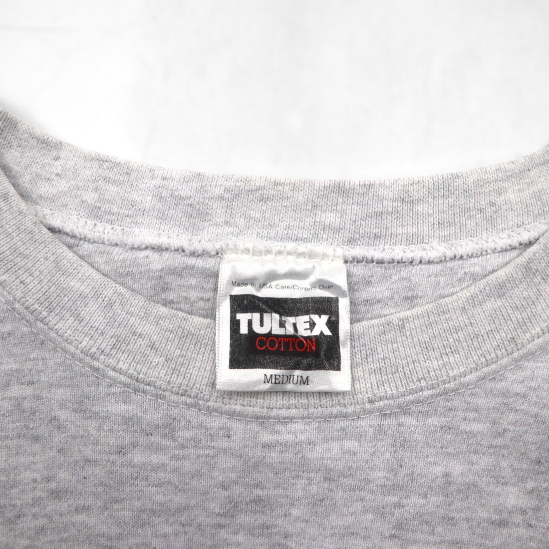 TULTEX 90s USA Vintage Sweatshirt M Gray Cotton Made in