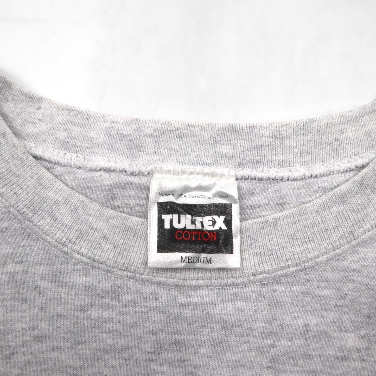 TULTEX 90s USA Vintage Sweatshirt スウェット トレーナー M グレー コットン 90年代 USA製