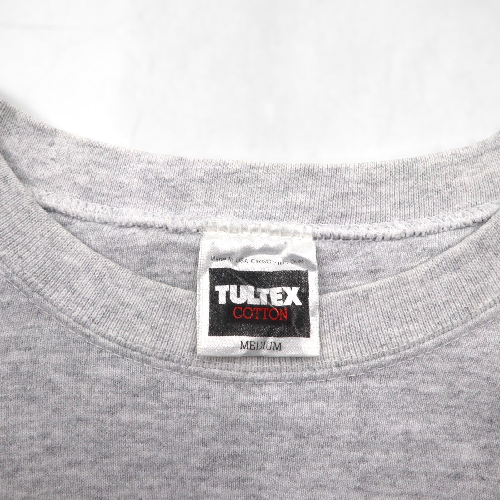 TULTEX 90s USA Vintage Sweatshirt スウェット トレーナー M グレー コットン 90年代 USA製