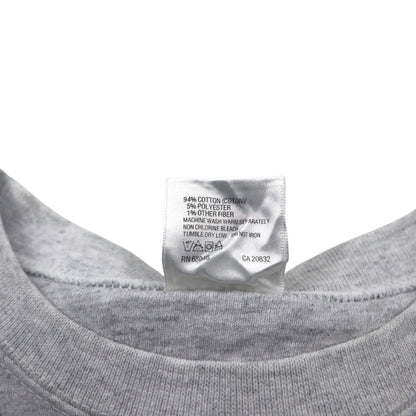 TULTEX 90s USA Vintage Sweatshirt スウェット トレーナー M グレー コットン 90年代 USA製