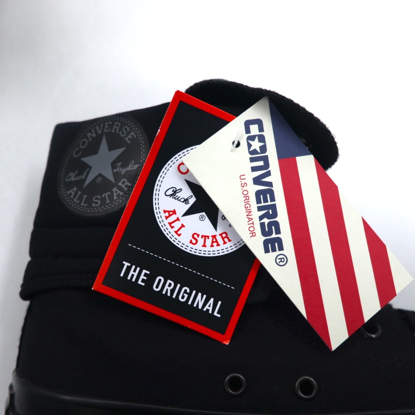 CONVERSE USA U.S.ORIGINATOR オールスター ユーエス ニー ハイ ALL STAR US KNEE-Hi スニーカー 25.5cm ブラック 1CL800 未使用品