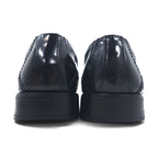 STACY ADAMS Straight Tip Dress Shoes 27.5cm Black Leather Stitching Wingtip 24509