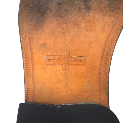 STACY ADAMS ストレートチップ ドレスシューズ 27.5cm ブラック レザー ステッチ 外羽根 24509