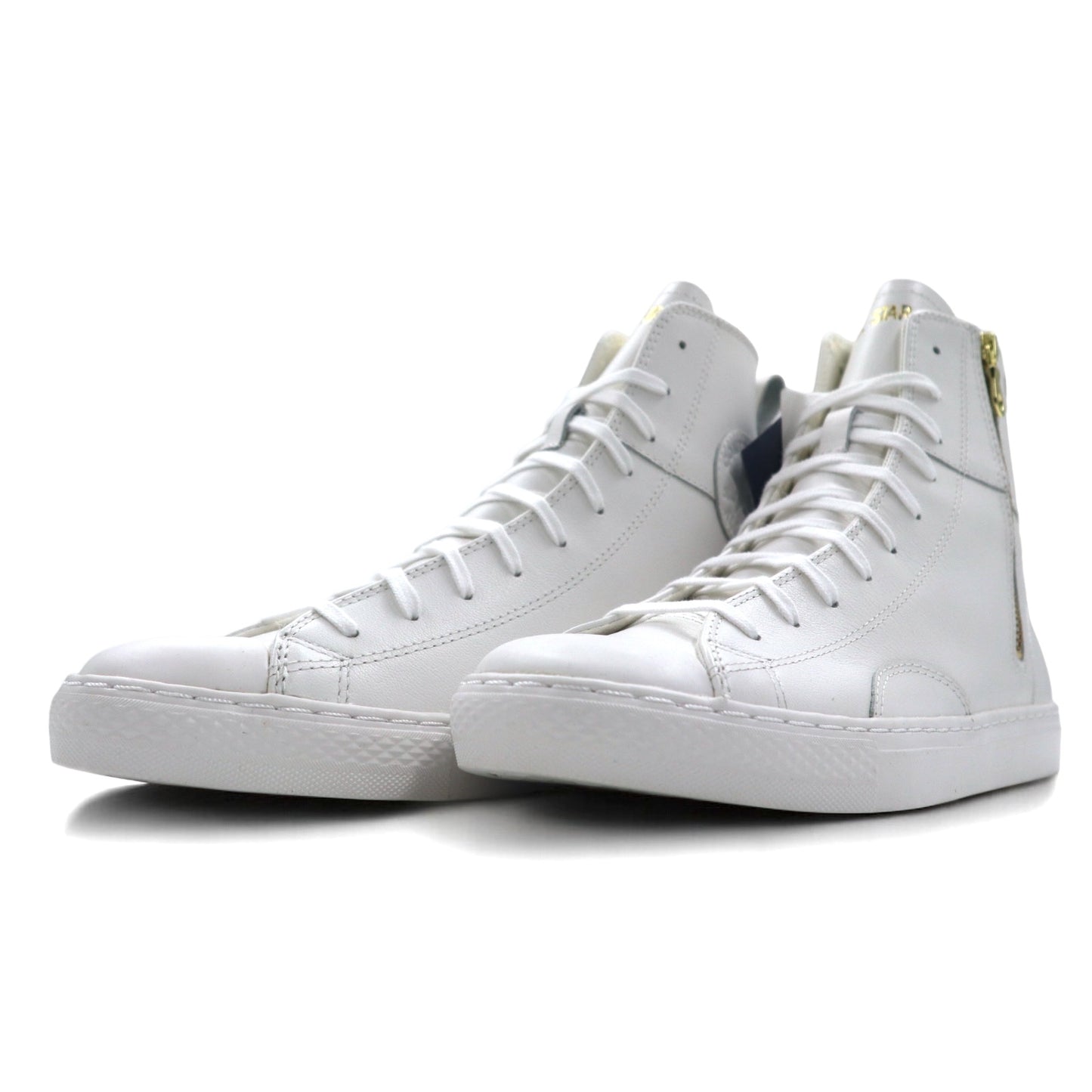 CONVERSE オールスター サイドジップ レザー ALL STAR COUPE LEATHER Z SHIN-HI Z スニーカー 25.5cm ホワイト 31302791