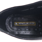 STACY ADAMS Straight Tip Dress Shoes 27.5cm Black Leather Stitching Wingtip 24509