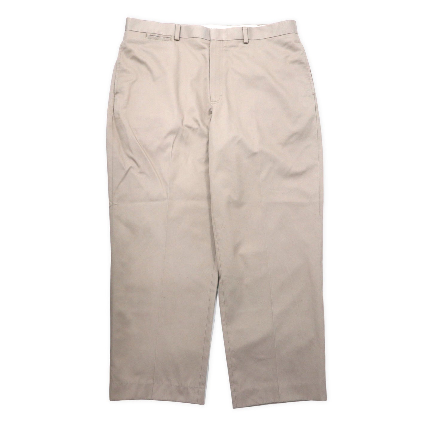 L.L.Bean チノパンツ 38 ベージュ コットンツイル NATURAL FIT リンクルフリー 形態安定 262553