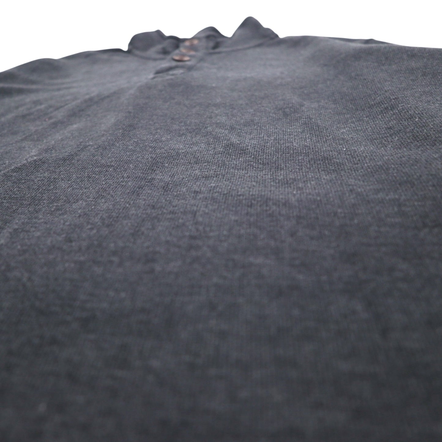 Eddie Bauer Half Button Sweatshirt XL Grey Cotton