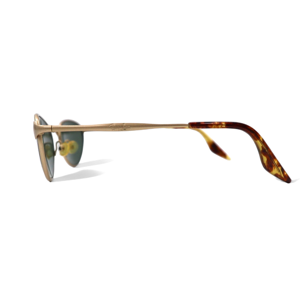 Ray-Ban Bausch &amp; Lomb Vintage Side Street Sunglasses Gold Metal Tortoiseshell W2844 0NBK B&amp;L Bausch &amp; Lomb