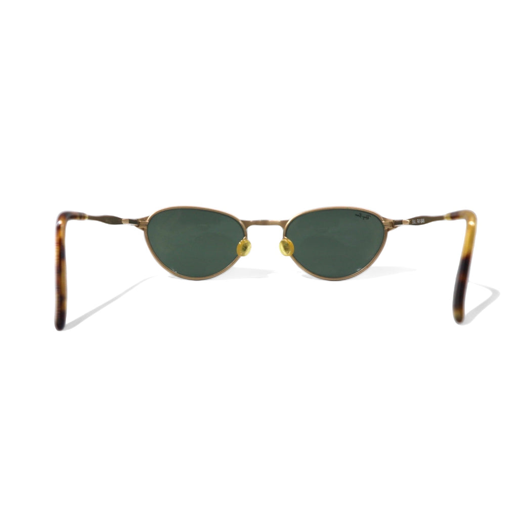 Ray-Ban Bausch &amp; Lomb Vintage Side Street Sunglasses Gold Metal Tortoiseshell W2844 0NBK B&amp;L Bausch &amp; Lomb