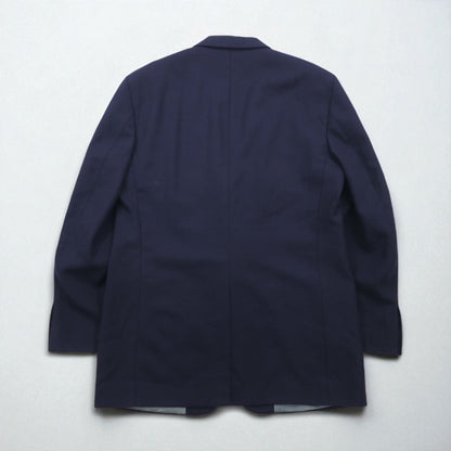 Stafford Navy Blazer, 2B, Tailored Jacket, Size L, Navy, Gold Buttons