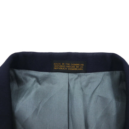 Stafford Navy Blazer, 2B, Tailored Jacket, Size L, Navy, Gold Buttons