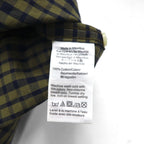 J.CREW アメリカンピマコットン ボタンダウン シャツ M カーキ チェック 胸ポケット SLIM UNTUCKED