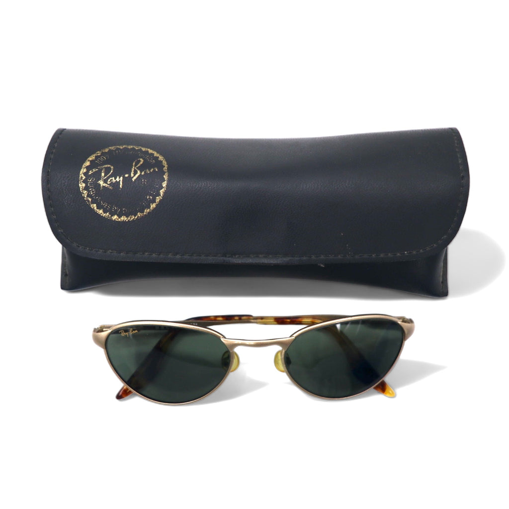 Ray-Ban Bausch &amp; Lomb Vintage Side Street Sunglasses Gold Metal Tortoiseshell W2844 0NBK B&amp;L Bausch &amp; Lomb