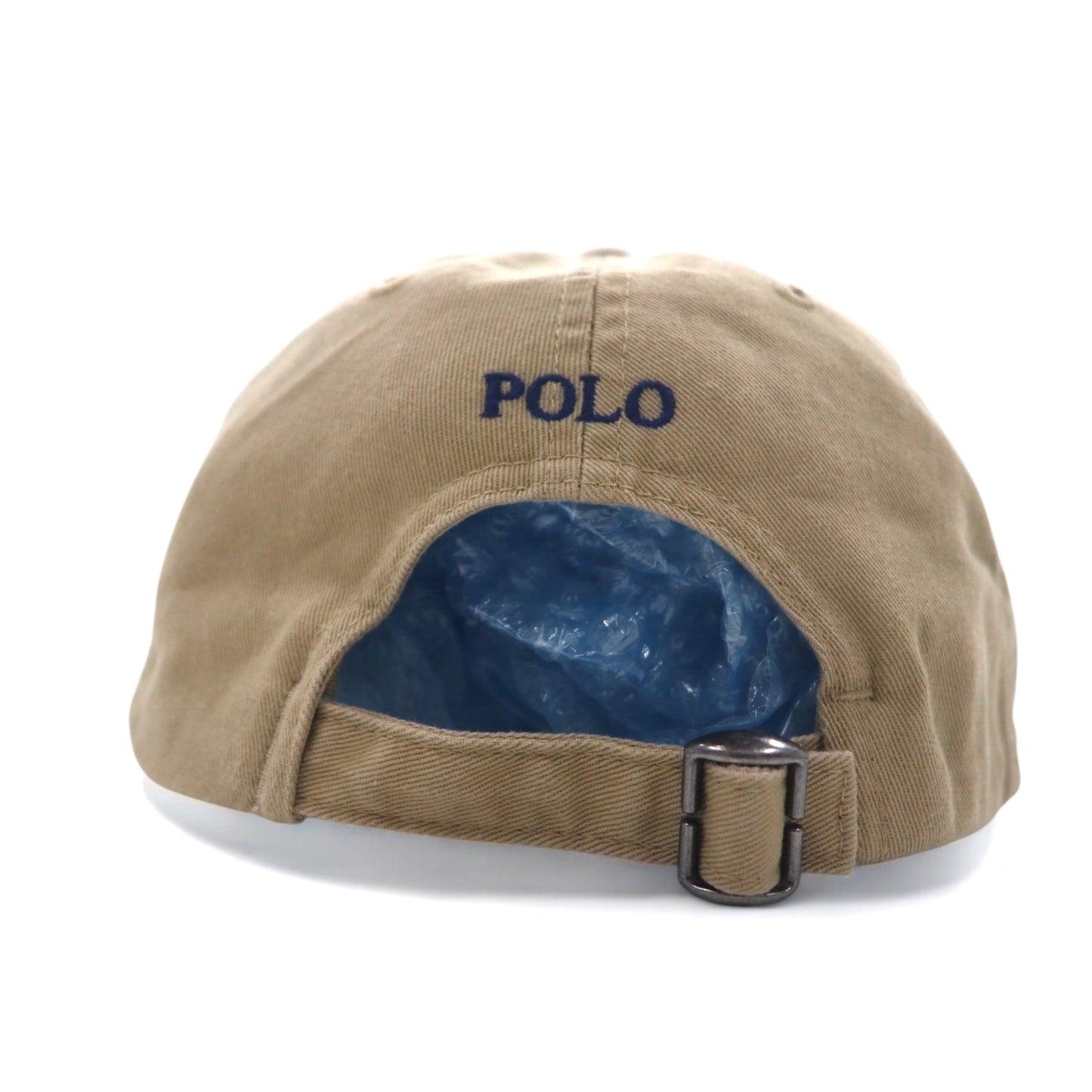 POLO RALPH LAUREN 6パネルキャップ 53cm ベージュ コットン スモールポニー刺繍 未使用品