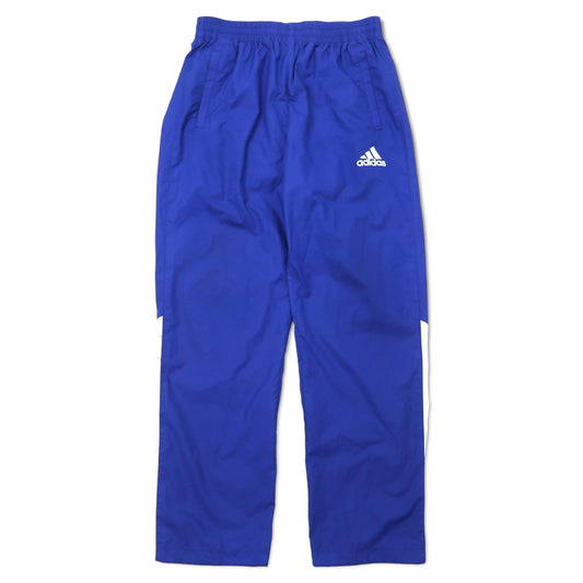 日本然リトテ-古着オンライン-adidas 00年代 トラックパンツ ジャージ M ブルー ポリエステル 3ストライプス-adidas 00's Track pants Jersey M Blue Polyester 3 Striped S