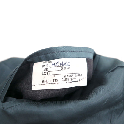 Stafford Navy Blazer, 2B, Tailored Jacket, Size L, Navy, Gold Buttons