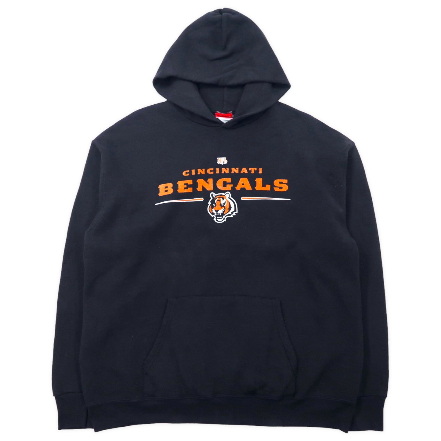 NFL フットボール プリントパーカー XL ブラック コットン CINCINNATI BENGALS