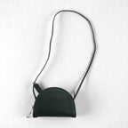 COACH オールドコーチ USA製 ハーフムーン ショルダーバッグ ブラック レザー 牛革 9911