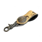 FUNNY Python Leather Wallet Chain Key Ring Keychain Concho
