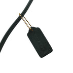 COACH オールドコーチ USA製 ハーフムーン ショルダーバッグ ブラック レザー 牛革 9911