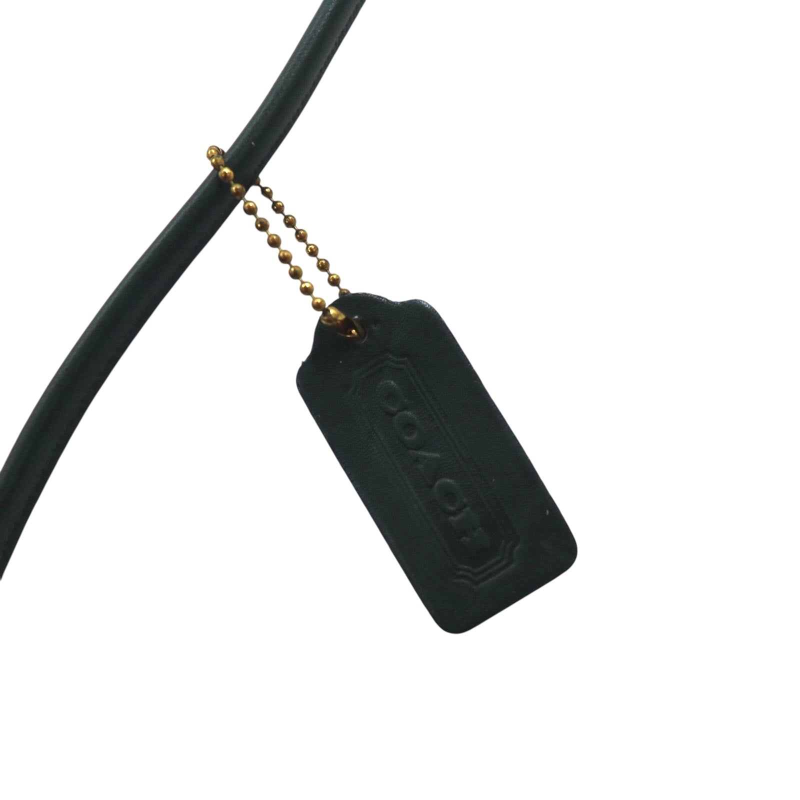 COACH オールドコーチ USA製 ハーフムーン ショルダーバッグ ブラック レザー 牛革 9911