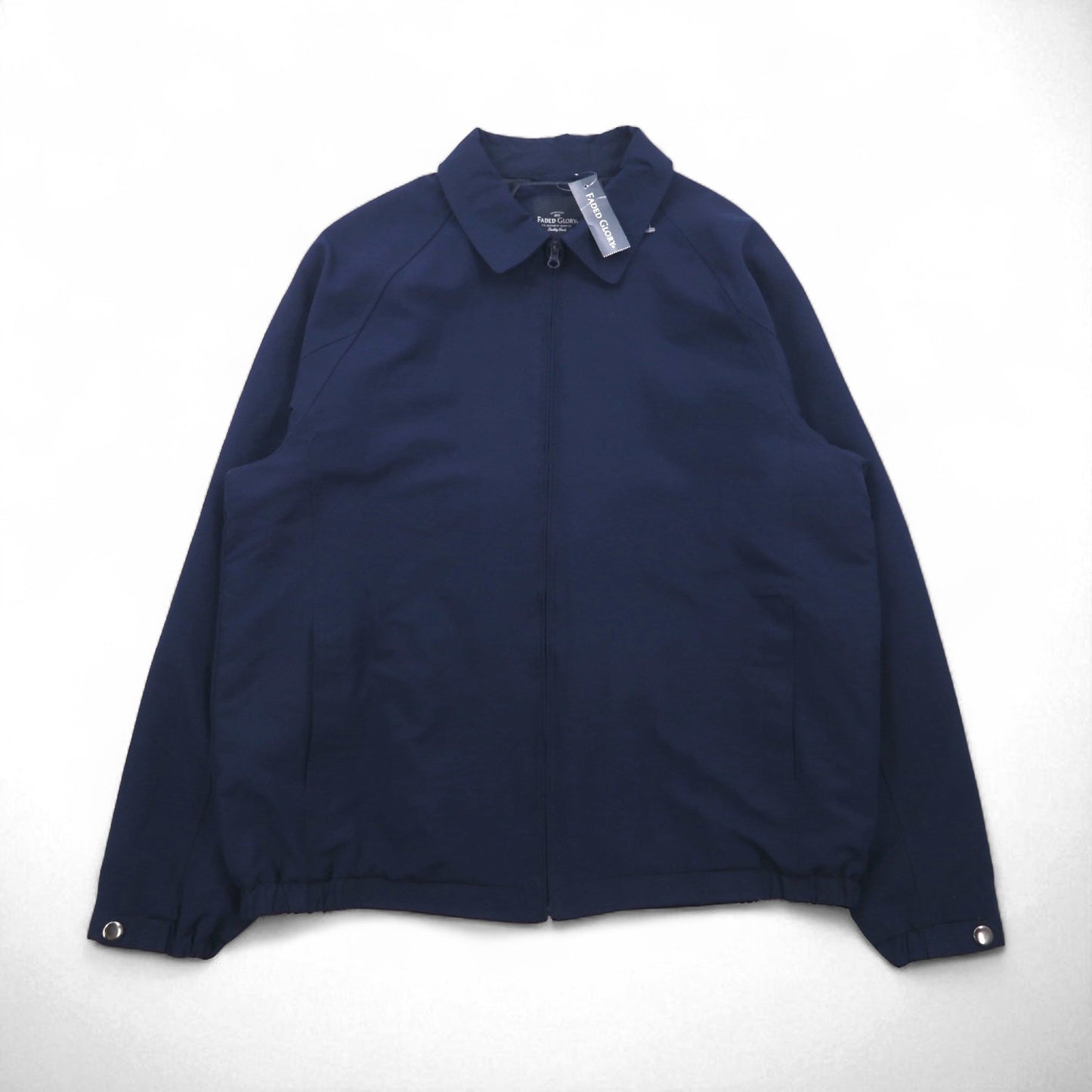 FADED GLORY スウィングトップ ハリントンジャケット L ネイビー ポリエステル 未使用品