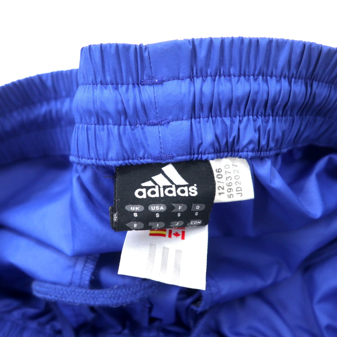 adidas 00s Track Pants Jersey M Blue Polyester 3 Stripes