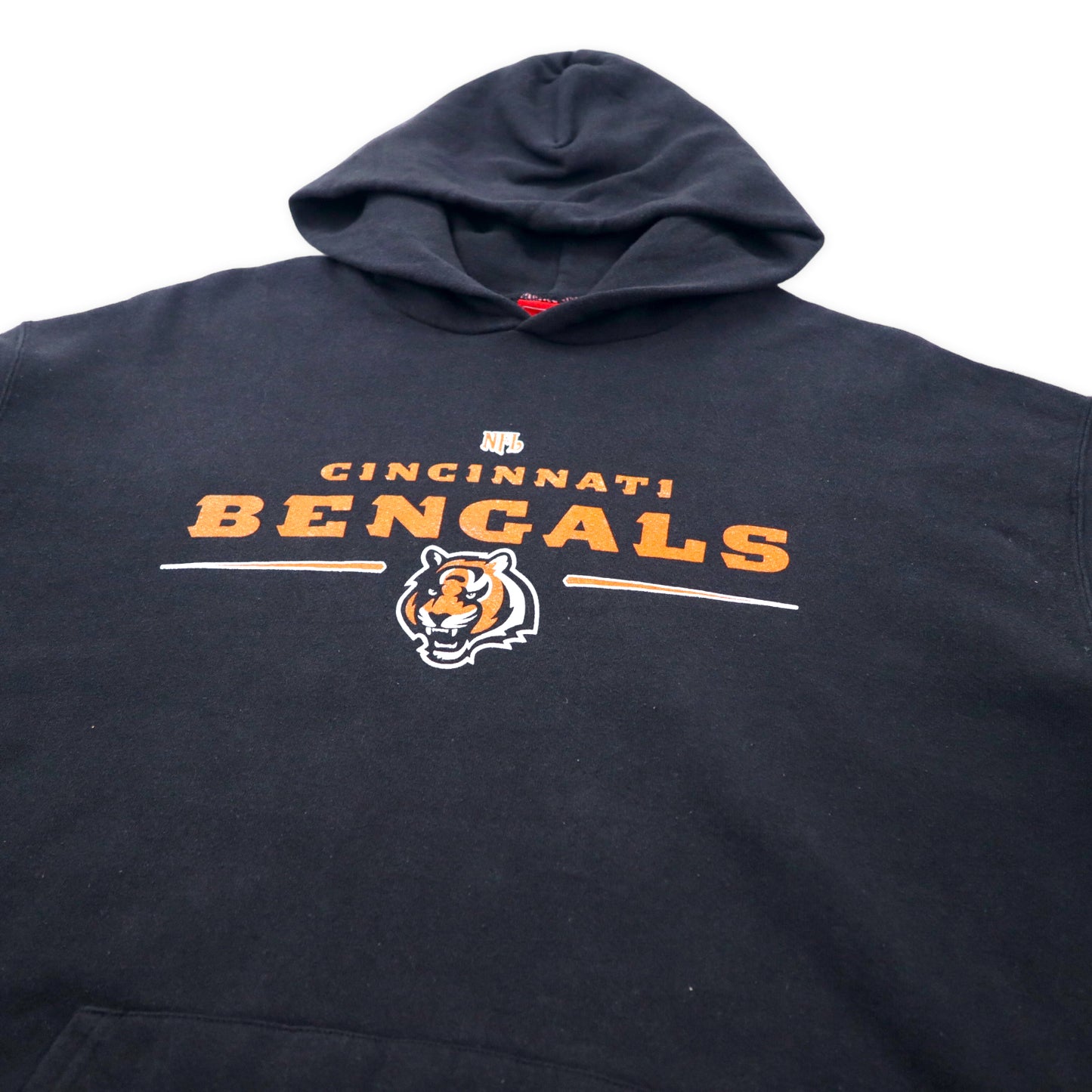 NFL フットボール プリントパーカー XL ブラック コットン CINCINNATI BENGALS