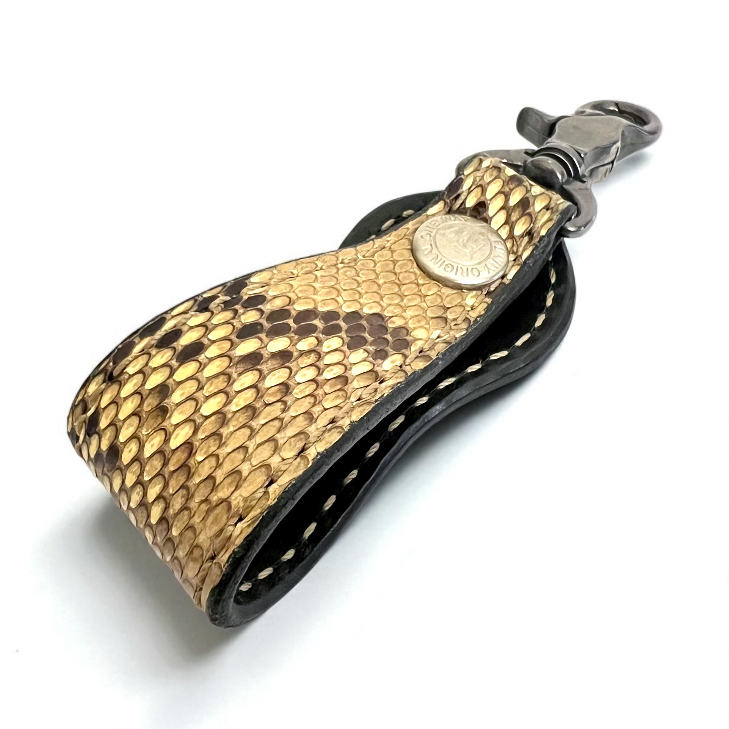 FUNNY Python Leather Wallet Chain Key Ring Keychain Concho