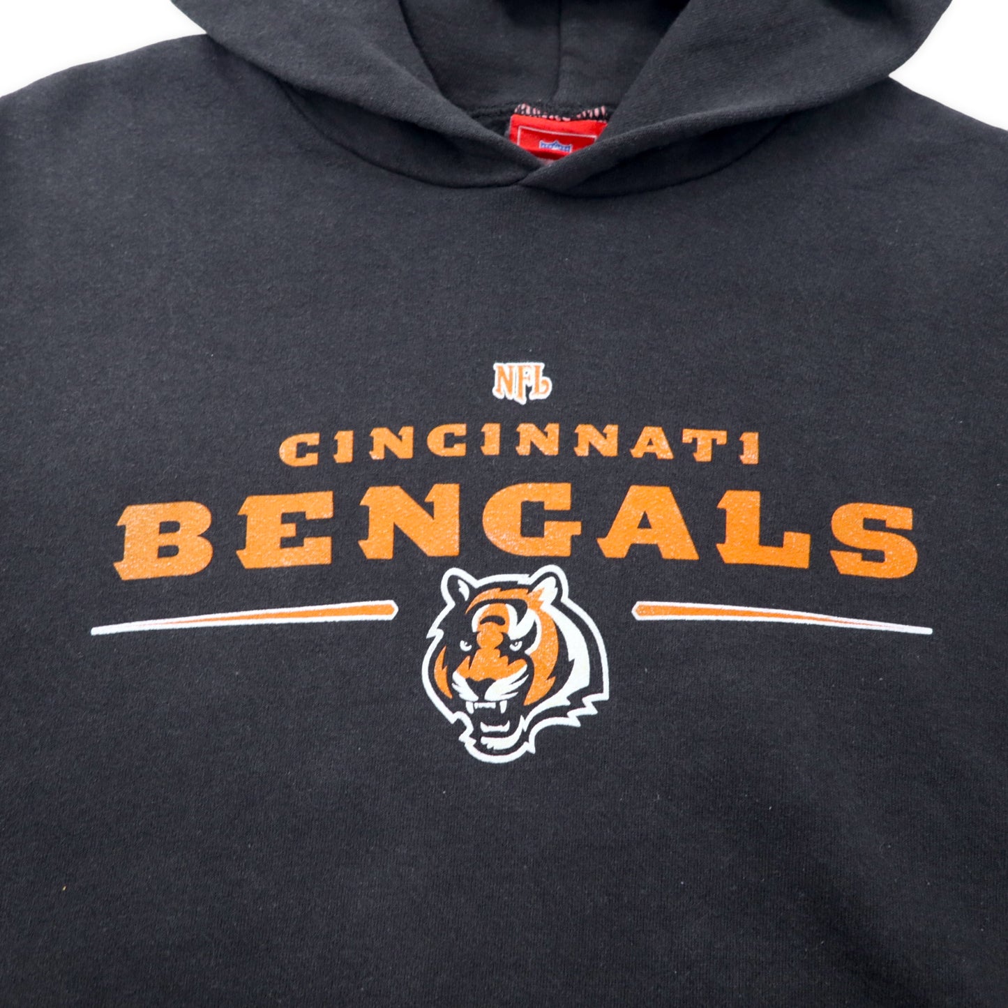 NFL フットボール プリントパーカー XL ブラック コットン CINCINNATI BENGALS