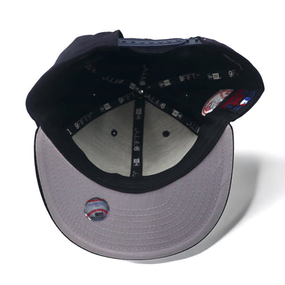 NEWERA スナップバック ベースボールキャップ M/L ネイビー MLB ニューヨークヤンキース New York Yankees