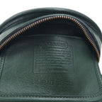 COACH オールドコーチ USA製 ハーフムーン ショルダーバッグ ブラック レザー 牛革 9911