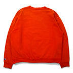 Champion College Print Sweatshirt, XL, Orange, Cotton, Bar Tag, FLORIDA Arch Logo, Made in Honduras
