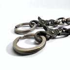 FUNNY Python Leather Wallet Chain Key Ring Keychain Concho