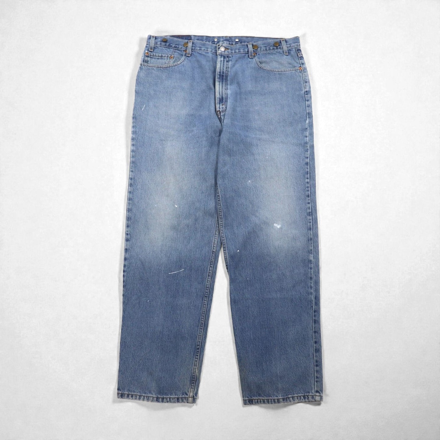 Levi's 00年代 550 RELAXED FIT テーパード デニムパンツ ジーンズ XL インディゴ 550-4891 サスペンダーボタン
