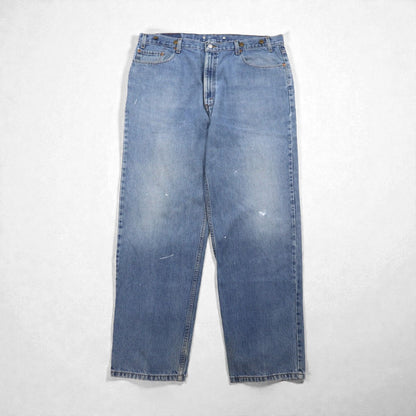 Levi's 00年代 550 RELAXED FIT テーパード デニムパンツ ジーンズ XL インディゴ 550-4891 サスペンダーボタン