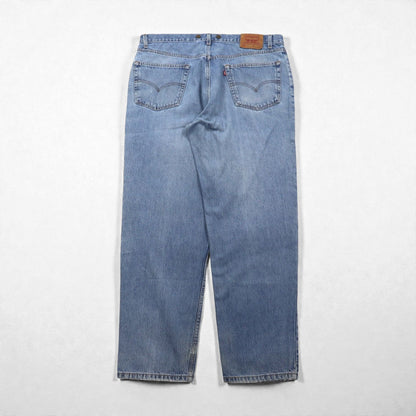 Levi's 00年代 550 RELAXED FIT テーパード デニムパンツ ジーンズ XL インディゴ 550-4891 サスペンダーボタン