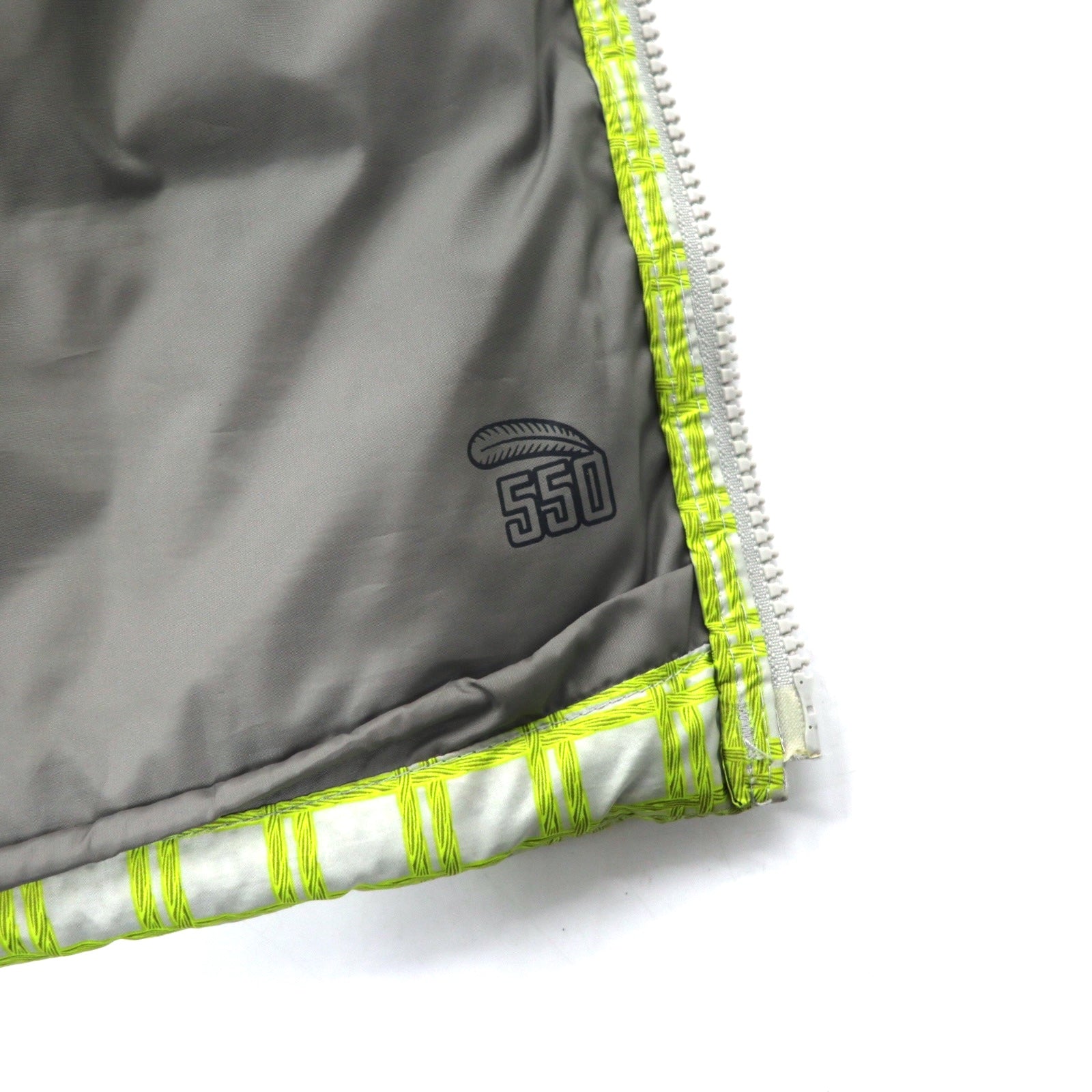 NIKE All-over Pattern Down Vest M Yellow Nylon 550 Fill Power