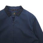 ato Zip-up Blouson Jacket S Navy Cotton Riri Zip Double Zip AM14A-B03 Made in Japan