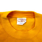 Crazy Shirts USA Made 90s Embroidered Sweatshirt S Yellow Cotton Fleece Lining HONOLULU