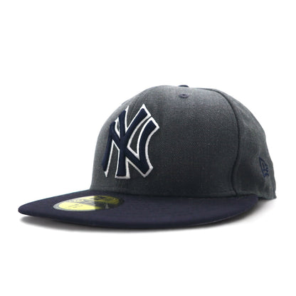 NEWERA ベースボールキャップ 58.7cm グレー MLB ニューヨークヤンキース New York Yankees