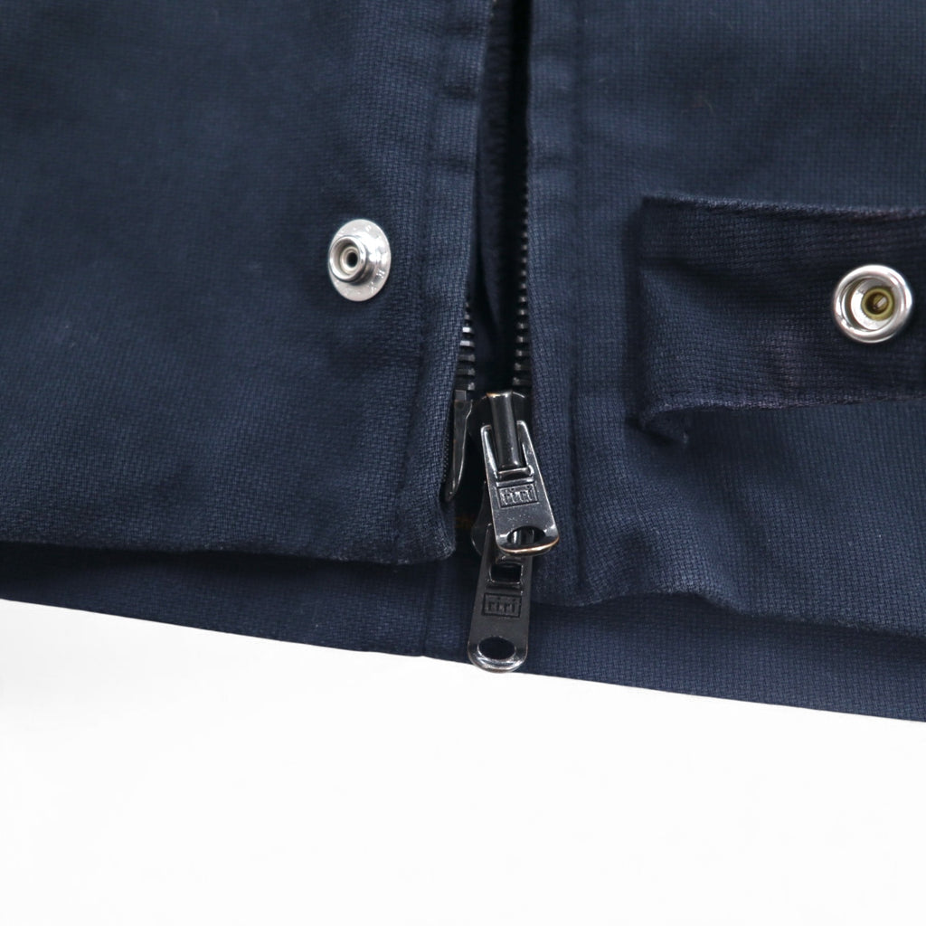ato Zip-up Blouson Jacket S Navy Cotton Riri Zip Double Zip AM14A-B03 Made in Japan