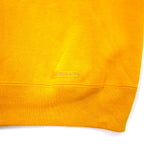 Crazy Shirts USA Made 90s Embroidered Sweatshirt S Yellow Cotton Fleece Lining HONOLULU
