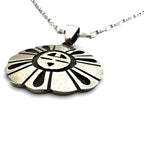 Hopi Vintage Indian Jewelry Necklace ホピ族 インディアンジュエリー サンフェイス ネックレス シルバー 925 トライバル
